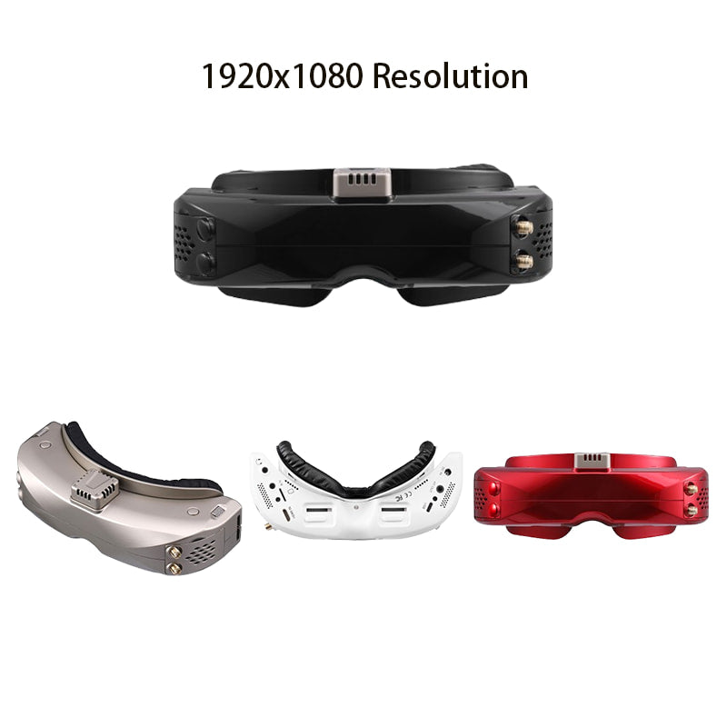 low profile fpv goggles Sky Zone SKY04X PRO FPV Goggles with 5.8Ghz 48CH Steadyview Receiver-White