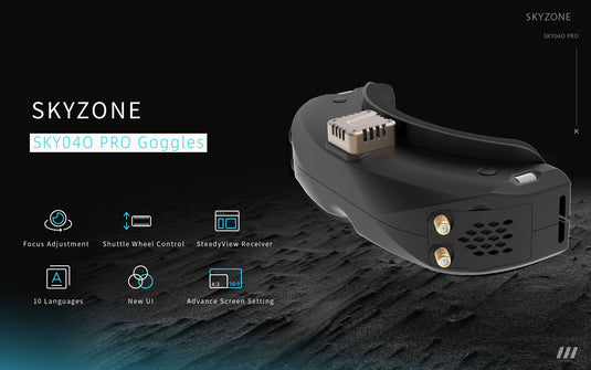 SKYZONE SKY04O PRO FPV Goggles OLED 5.8Ghz 48CH Steadyview Receiver DV ...