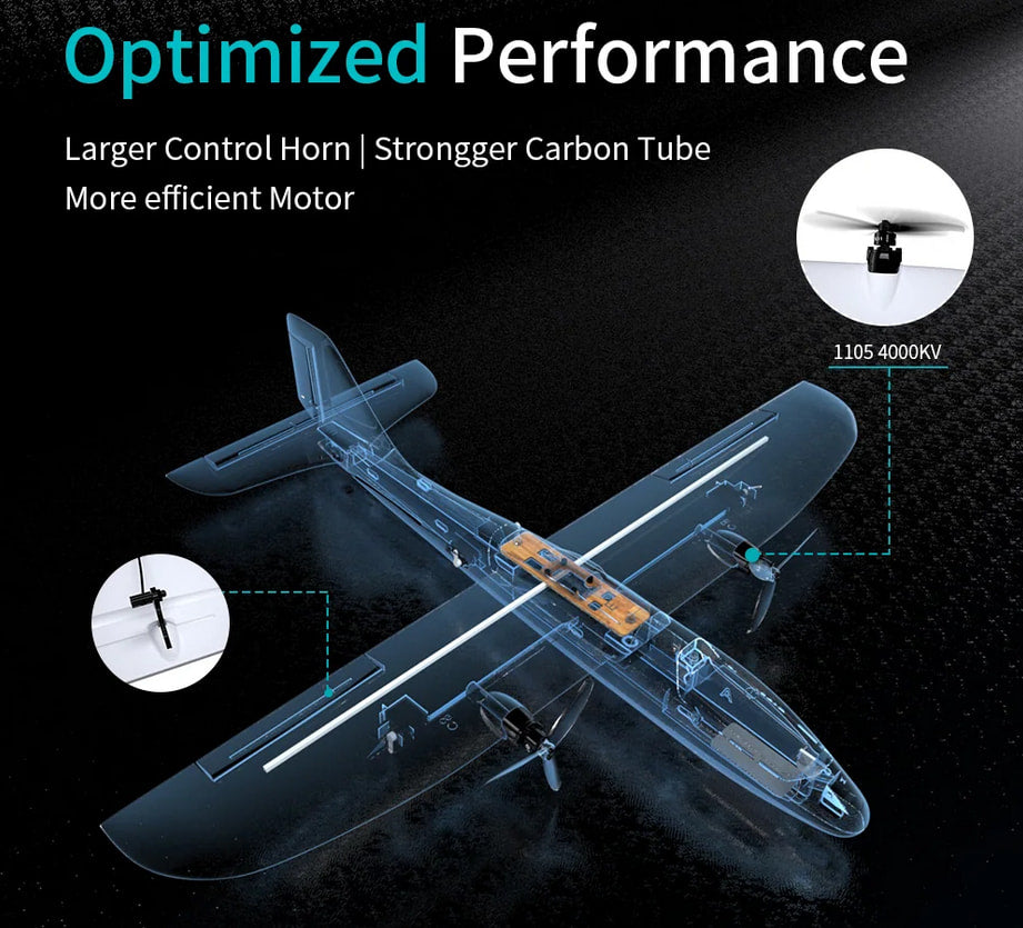 ATOMRC Flying Fish Fixed Wing Outdoor Remote Control RC Toy FPV ...