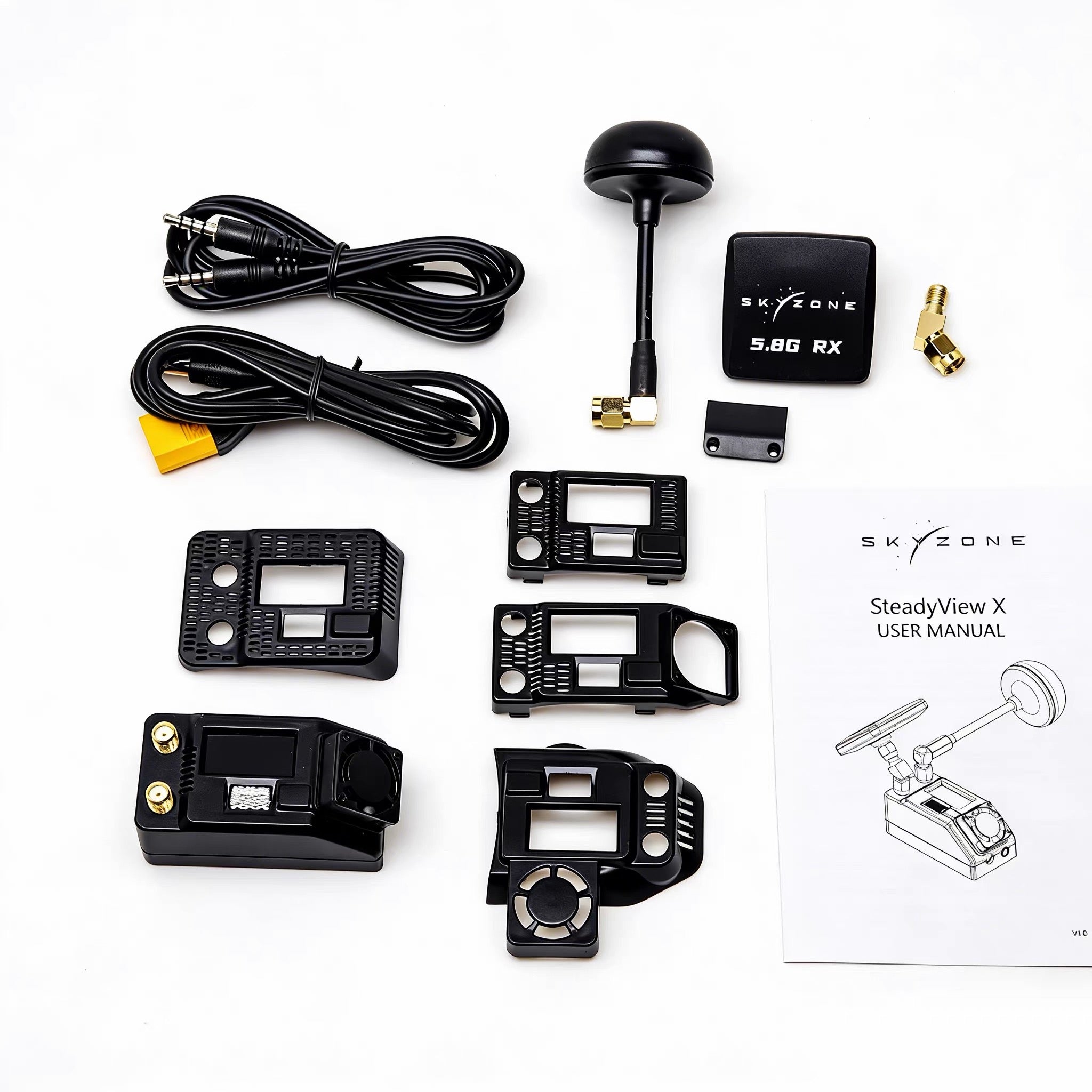 【美品】SKYZONE SteadyView X 受信モジュール　GW値下 SKYZONE FPV goggles Screen Receiver SteadyView X 5.8Ghz IPS SKY04X